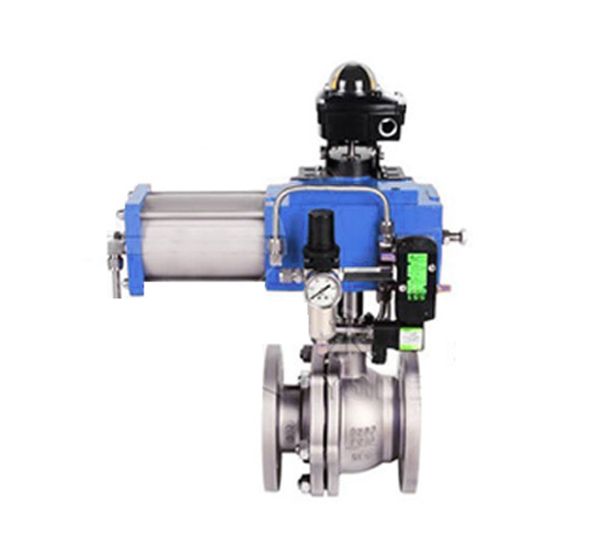 Light industrial ball valve