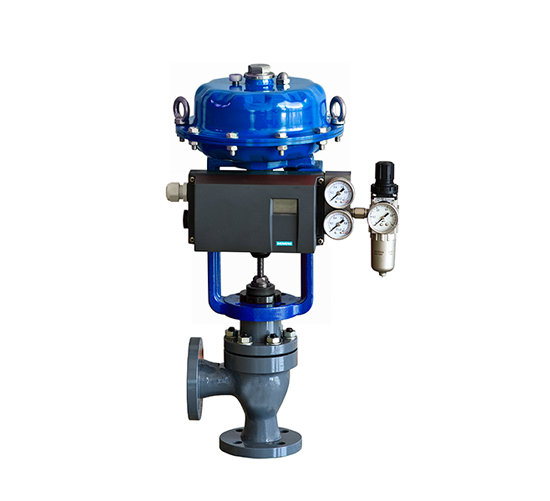 Intelligent angle regulating valve