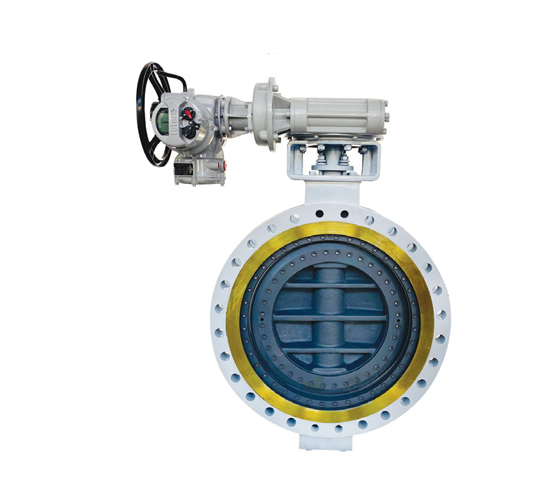 Three eccentric metal hard seal butterfly valve